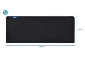 MOUSEPAD GAMER HP PRETO, EXTRA GRANDE - MP9040 (900X400MM) R$88