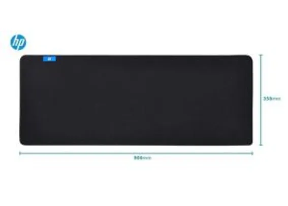 MOUSEPAD GAMER HP PRETO, EXTRA GRANDE - MP9040 (900X400MM) R$88