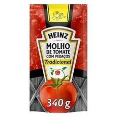 [PRIME] 5 Unidades Molho Tradicional Heinz Sache 340G - R$7