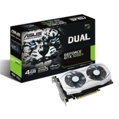 Placa De Vídeo Asus Geforce Gtx 1050ti Dual 4gb Gddr5 - R$ 799