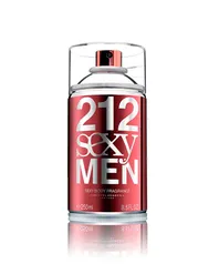 Body Spray Carolina Herrera 212 Sexy Men Masculino 250ml ÚNICO