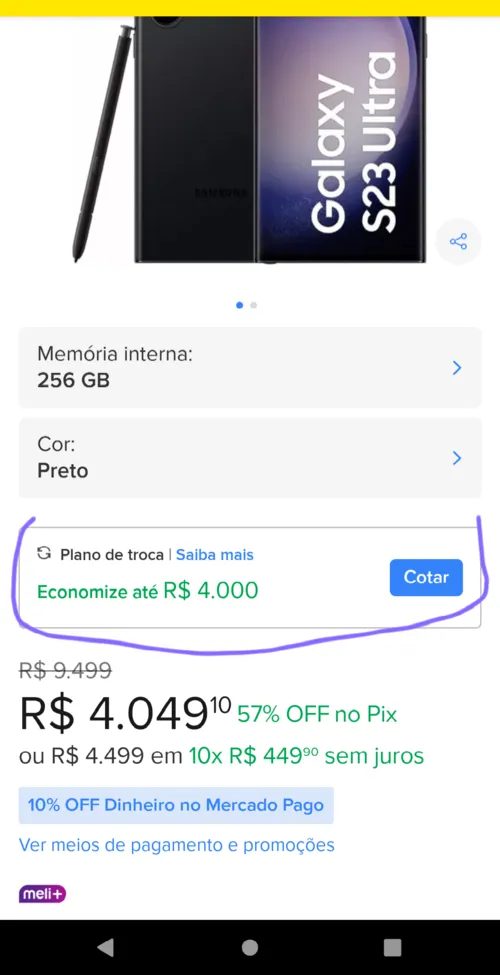 Imagen na descrição da promoção