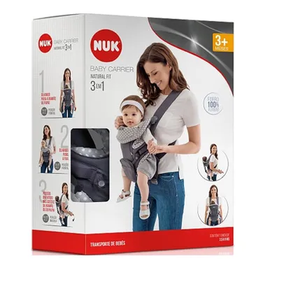 Canguru Nuk Carrier Fit 3 Em 1 - Pague Menos | Medicamentos e Manipulação