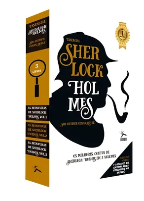 [PRIME] Livro O Essencial Sherlock Homes - Caixa com 3 Volumes