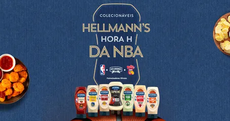 Promoção Colecionáveis HELLMANN's Hora H da NBA