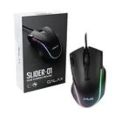 Mouse Gamer Galax Slider-01 7200 Dpi, 8 Botões, Rgb, Preto