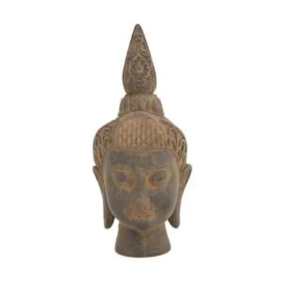 Cabeça Buda Decorativa Explorer Usnisa 19 cm - Home Style | R$14