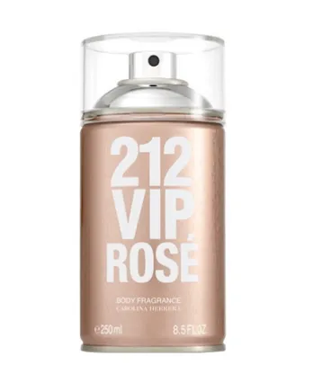 Body Spray Carolina Herrera 212 vip Rosé Feminino 250ml