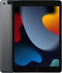 Apple iPad 9ª Ger 64GB Wi-Fi + Celular Cinza Tela 10,2" 4G Processador A13 Bionic - MK473BZ/A