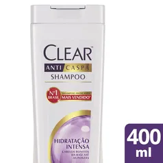 Shampoo Clear Women Anticaspa Hidratação Intensa Frasco 400ml