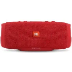 Caixa de som Portátil Bluetooth JBL Charge 3 Vermelha e Azul - R$ 600