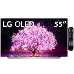 Smart Tv 55 Polegadas 4k Oled 55c1 Freesync Thinq Lg Prata Bivolt