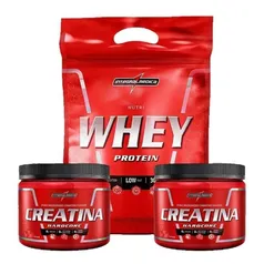 Kit Nutri Whey 907G Refil + 2X Creatina 150G - Integralmédica