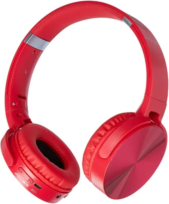 Headphone Premium Bluetooth Sd/Aux/Fm Vermelho Multilaser - PH266 | R$85