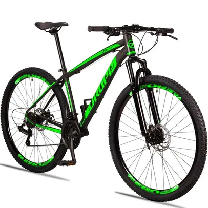 Bicicleta aro 29 Dropp Z3 câmbio shimano 21v freio a disco mecânico com suspensão