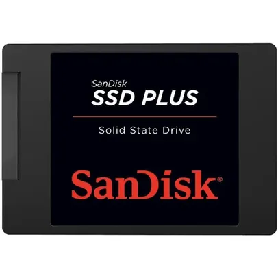 SSD SATA Sandisk, 240GB, 2.5" Leitura: 530MB/s e Gravação: 440MB/s Preto - SDSSDA-240G-G26