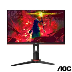 [PRIME R$998]  Monitor 24" Full HD AOC Hero 24G2/BK (144Hz)