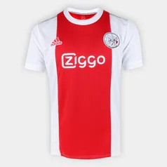 Camisa Ajax Home 21/22 s/n° Torcedor Adidas Masculina