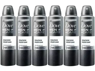 kit 6x Desodorante Aerossol Antitranspirante Masculino Dove Men+Care