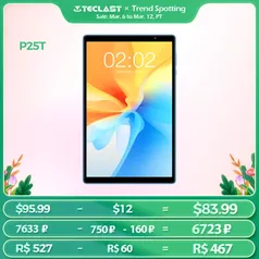 Teclast Tablet 10.1" IPS Quad Core | Android 12, 4gb RAM 64gb ROM  - P25t