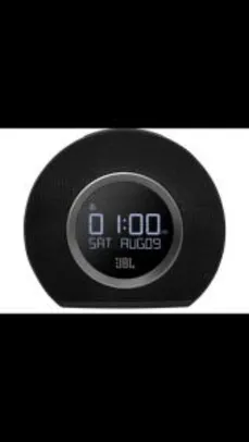 Rádio-Relógio Bluetooth Alarme FM Display 10W - Horizon JBL | R$375
