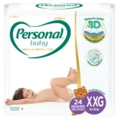 Fralda Personal Baby Premium XXG Pacote 24 Unidades