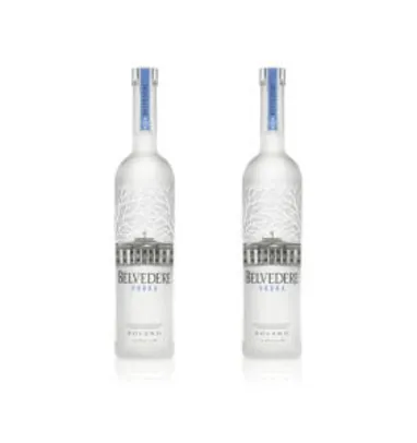 Kit 2 Garrafas Belvedere Pure 700ml | R$170