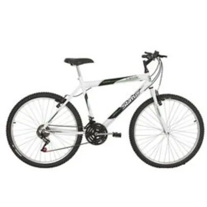 Saindo por R$ 419: Bicicleta Aro 26 18 Marchas Status Lenda - Branca | R$ 419 | Pelando