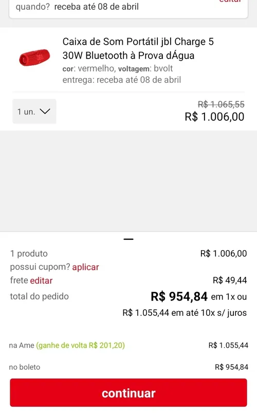 Imagen na descrição da promoção