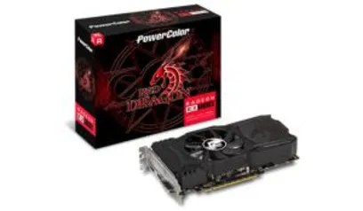 PLACA DE VÍDEO POWERCOLOR RADEON RX 550, 4GB GDDR5, 128BIT | R$399