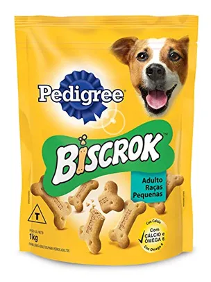 [Recorrência] Biscoito Pedigree Biscrok Para Cães Adultos Raças Pequenas 1 kg R$17