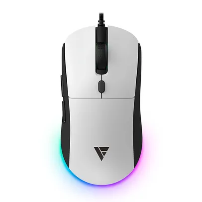 Mouse Gamer Force One Orion, RGB, 20000DPI, Branco e Preto, FR.MO.OR.01