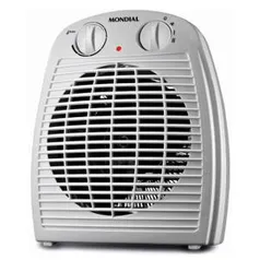 Aquecedor de Ar Mondial 2 Temperaturas 1500W A08 9660-02 - Cinza - R$57