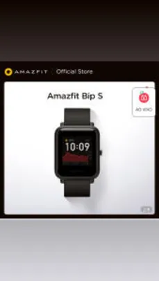 Smartwatch Amazfit bip s com GPS integrado | R$345