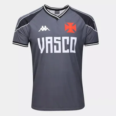 Camiseta Vasco Kappa Masculina (Tam P e M)