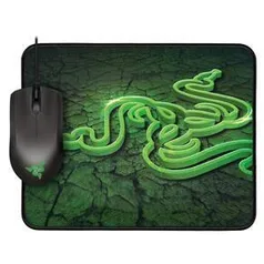 Combo do Mouse Razer Abyssus 2000 DPI + Goliathus Small Fissure Control - R$130