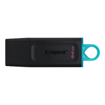 Pen Drive 64gb Usb 3.2 Preto/azul Dt Exodia Kingston