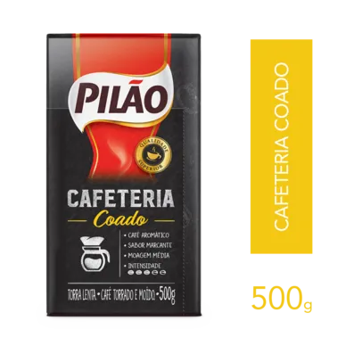 Pilão Cafeteria Coado Vácuo 500g