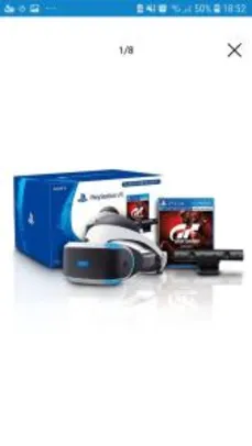 Oculos Playstation Vr Gran Turismo Sport Bundle Camera Ps4