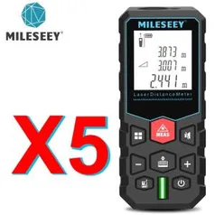 Medidor de Distância a Laser Mileseey | R$80