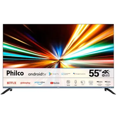 [REEMBALADO] Smart TV QLED 55 4K Philco PTV55M82AGCIBBL