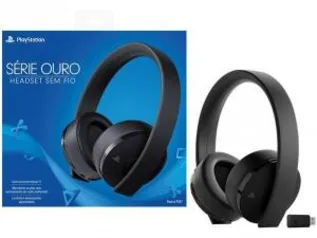 [ CLUBE DA LU + APP ] Headset Gamer Sony - Série Ouro PS4 e PS4 VR