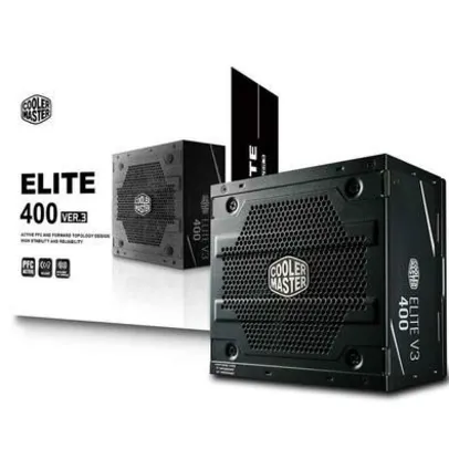 Fonte Cooler Master 400W Elite V3 - MPW-4001-ACAAN1 | R$272