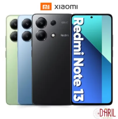 Celular Xiaomi Redmin Note 13 256GB 8RAM e 128GB 6RAM 4G 