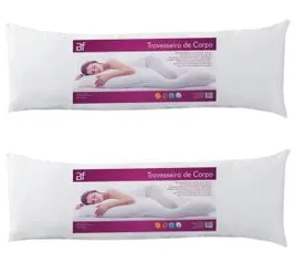 [AME R$61] Kit 2 Travesseiro De Corpo Com Fronha Antialérgico