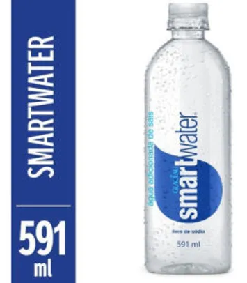 Água Smart Water Pack com 6 Unidades - R$ 9