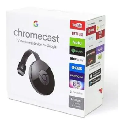 Chromecast 3 Streaming Device Google - Full HD Conexão HDMI | R$359