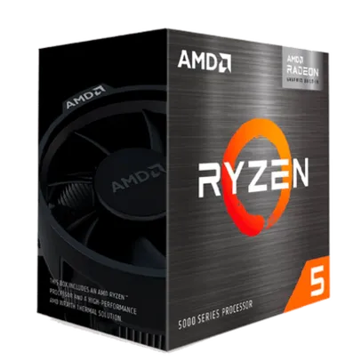 Processador Amd Am4 Ryzen 5 5600g Box 6 Cores - 12 Threads - 4.4ghz - 16mb Cache - Wraith Stealth - 