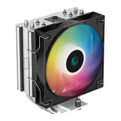 Cooler Para Processador DeepCool AG400 ARGB, 120mm, Preto, R-AG400-BKANMC-G-1