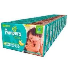 [Kangoolu] Fralda Pampers Total Confort Mega M 440 Unidades por R$ 320 